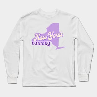 New York Vanning (Groovy Purple) Long Sleeve T-Shirt